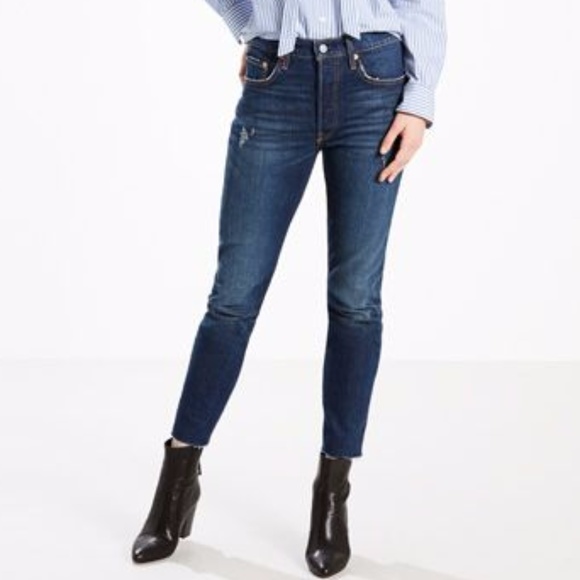 Levi's Denim - Levi's 501 Skinny Raw Hem Jeans